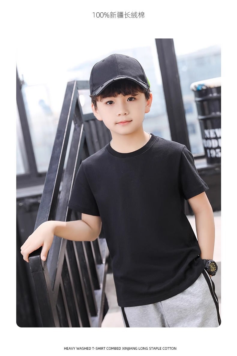 Children'S T-Shirt Quick-Drying Clothing Sweat-Wicking Sun Protection Cool Antibacterial Boys Short-Sleeved Girls Baby Summer T-Shirt Moisture-Wicking - Image 1