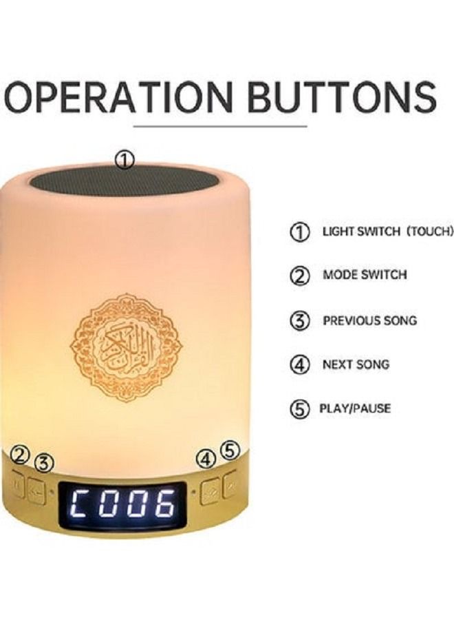 Small, portable and smart speaker dedicated to listening to the Holy Quran, equipped with Bluetooth and producing three-dimensional sound in all directions - Image 4