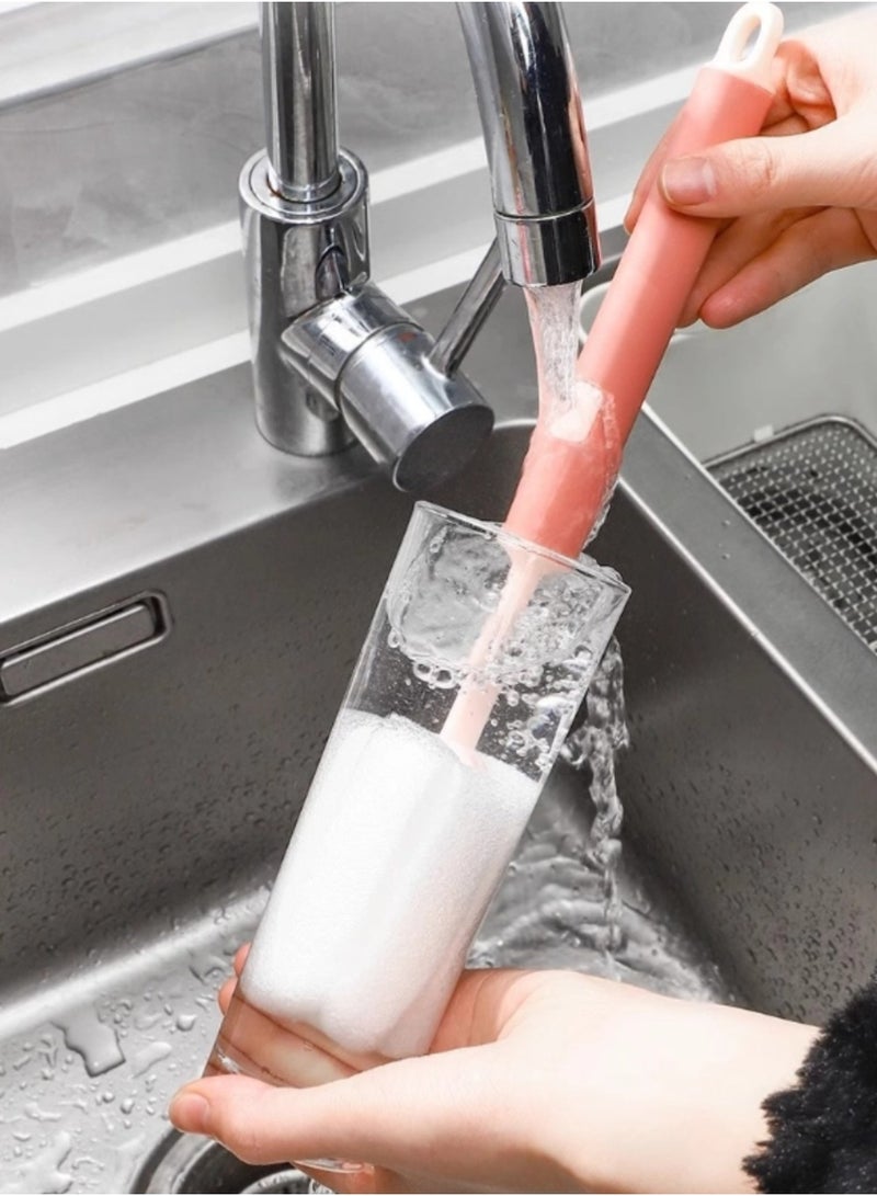 Bottle brush, suitable for cleaning various water cups, kettles and baby bottles. It can clean coffee cups, water cups, water bottles, thermos cups, etc. Detachable - Image 5