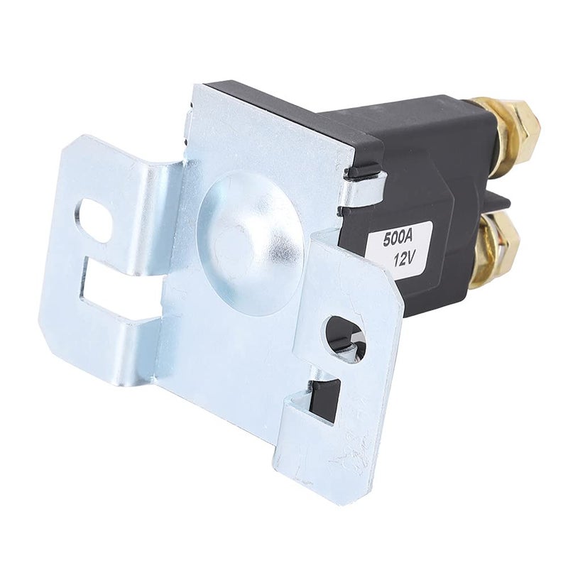 Qiilu 500A 12V Car Auto Starting Relay Automotive Battery Isolator Relay for Car Power Switch - 500 Amp Battery Isolator and for Cars - High Current Solenoid Auto - Image 2