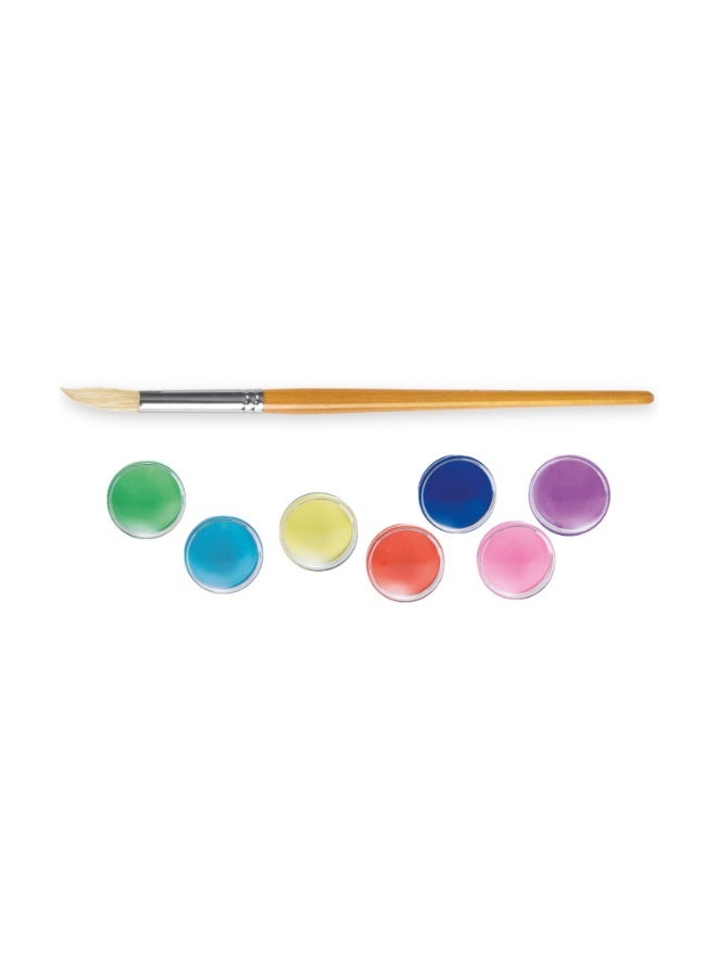 Carioca Watercolor Stones 24 Colors Aquarelle + brush - Image 2