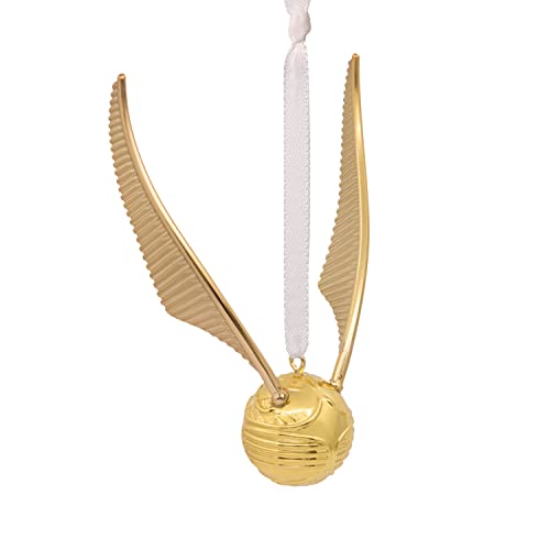 Hallmark Harry Potter Golden Snitch Christmas Ornament, Metal - Image 1