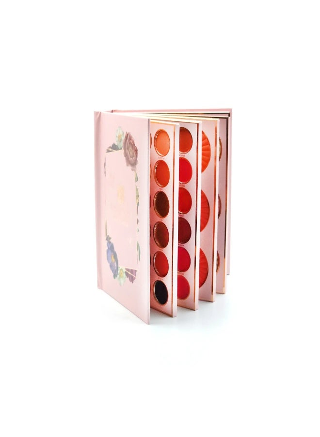 روز بيري لوحة المكياج الدفترية من روز بيري – آيشادو، أحمر شفاه، هايلايتر، بلاشر وكونتور - Image 1