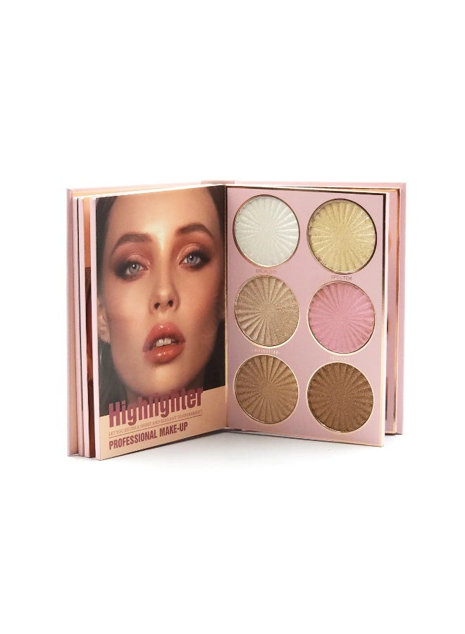 روز بيري لوحة المكياج الدفترية من روز بيري – آيشادو، أحمر شفاه، هايلايتر، بلاشر وكونتور - Image 3