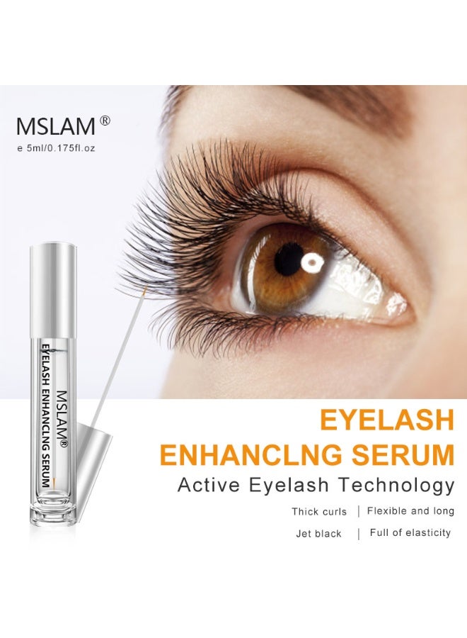 ام اس ال اي ام عبوتان من سيروم نمو الرموش. ينشط تقنية الرموش للحصول على رموش أكثر كثافة وانحناءً. - Image 3
