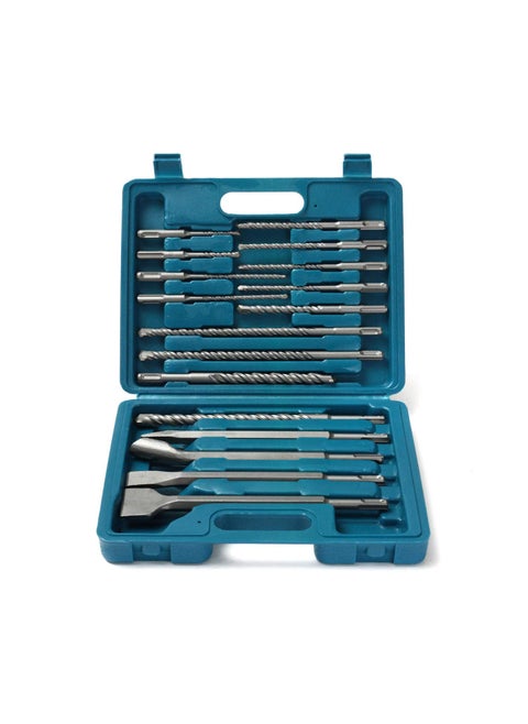 17 in 1 Drill Bits Chisel SDS Plus Rotary Hammer Bits Set For Bosch Hilti Plus