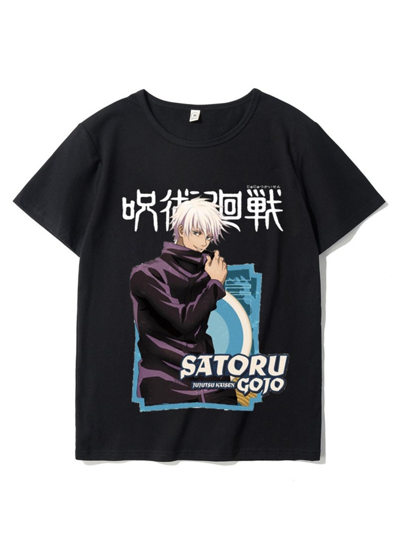 Anime cartoon Jujutsu Kaisen for adults and children 3D digital printing personalized breathable T-shirt - Image 1