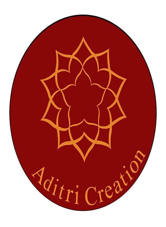 أديتري_كرييشن رانجولي أرضية مصمم قابل لإعادة الاستخدام، رانجولي دائري من الأكريليك، ديكور منزلي، هدية لتزيين الأرضيات الداخلية للمنزل، ديكورات هندية تقليدية لمهرجان ديوالي، ديبوالي، وهدايا تذكارية (الحجم: 8 بوصات) (أزرق) - Image 4