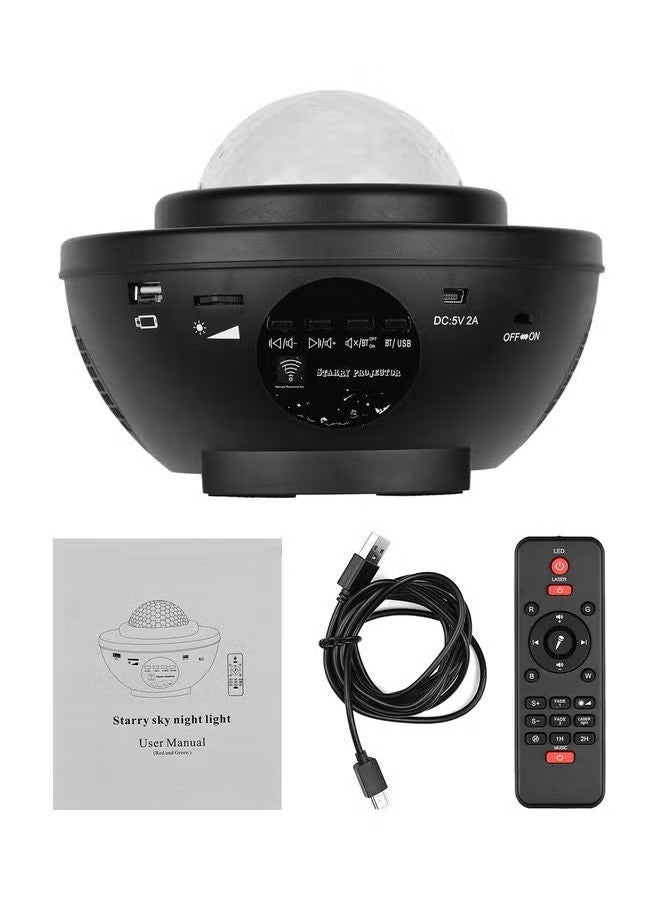 TIGER LED Galaxy Starry Projector Lamp Light – Black Rotating Nebula Night Light with Remote Control, Adjustable Brightness & Color Modes – Relaxing Star Projector for Bedroom, Kids Room, Sleep Aid, Party Ambience & Home Décor – Ideal Mood Lighting in UAE - Image 1