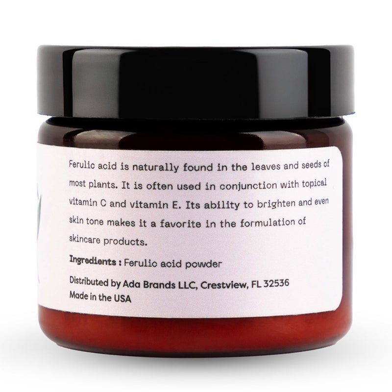 Bos Essentials Pure Ferulic Acid Powder | Stabilizes Vitamin C | for use in DIY Creams and serums - Image 4
