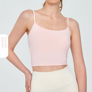 New Yoga Sports Tank Top with Built-in Bra for Women Ice Fog Powder - pzsku/Z1E836FBA45EA304FF28DZ/45/1746224938/f5a89c3c-c277-47cd-bb7c-fa6677b0e2b4