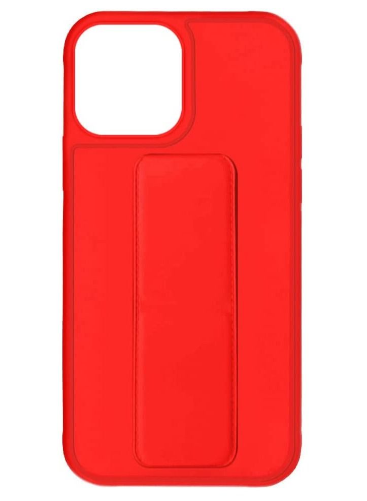 VITION Case Cover For iPhone 13 Pro, Finger Grip Phone Holder Case and Car Magnetic Multi-function 3 in 1 Shockproof Back Cover Protective Case (iPhone 13 Pro) Red - Image 3