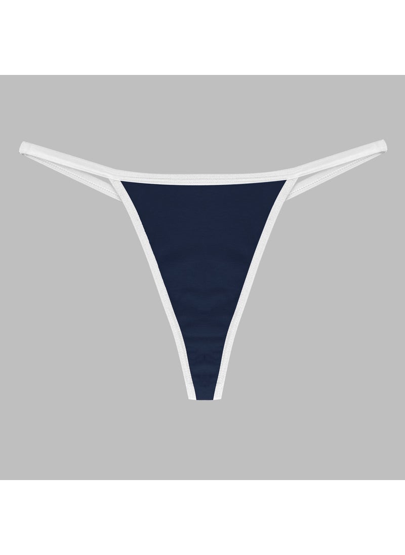 Yohannes Club - Women, 3-Piece String Set, (Brazilian, T-Thong and Thong String Set), Powder, Claret Red, Navy Blue - Image 1
