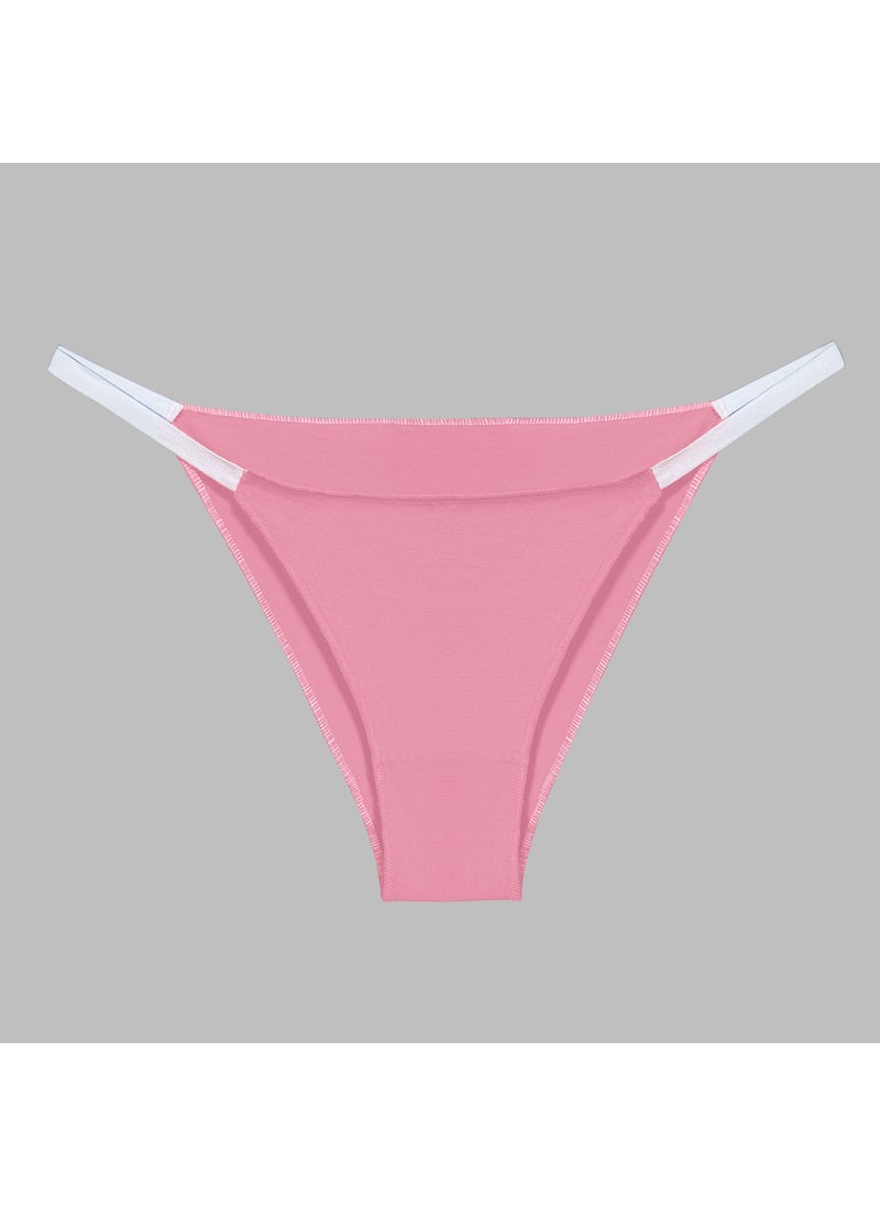 Yohannes Club - Women, 3-Piece String Set, (Brazilian, T-Thong and Thong String Set), Powder, Claret Red, Navy Blue - Image 1