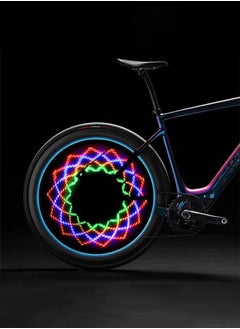 GROIC Bike Wheel Lights, LED Waterproof Bicycle Spoke Tire Light with 16-LED and 32 Different Patterns Bicycle Rim Lights for Mountain Bike/Road Bikes/Hybrid Bike/Folding Bike  - Image 3