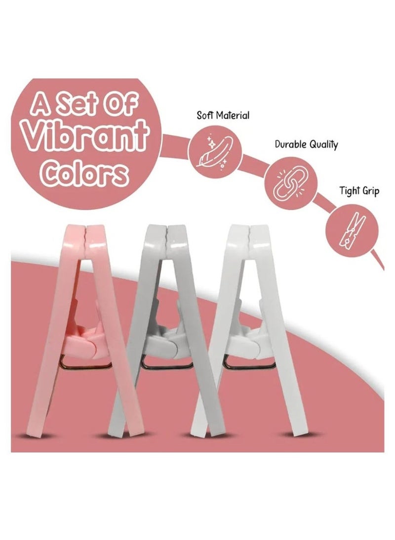 72 قطعة مشابك غسيل شديدة التحمل وكبيرة جدًا بمقبض مطاطي مانع للانزلاق، مشابك غسيل مقاومة للرياح للاستخدام الخارجي - Image 3