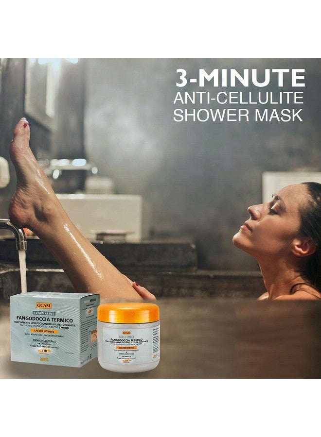 Guam Seaweed & Tourmaline Thermal Mud Cellulite Remover | 3-minute Shower Body Mask for Cellulite Removal | Hot Infrared FIR Anti Cellulite Treatment for Thighs and Legs, 1.1LB - Image 4