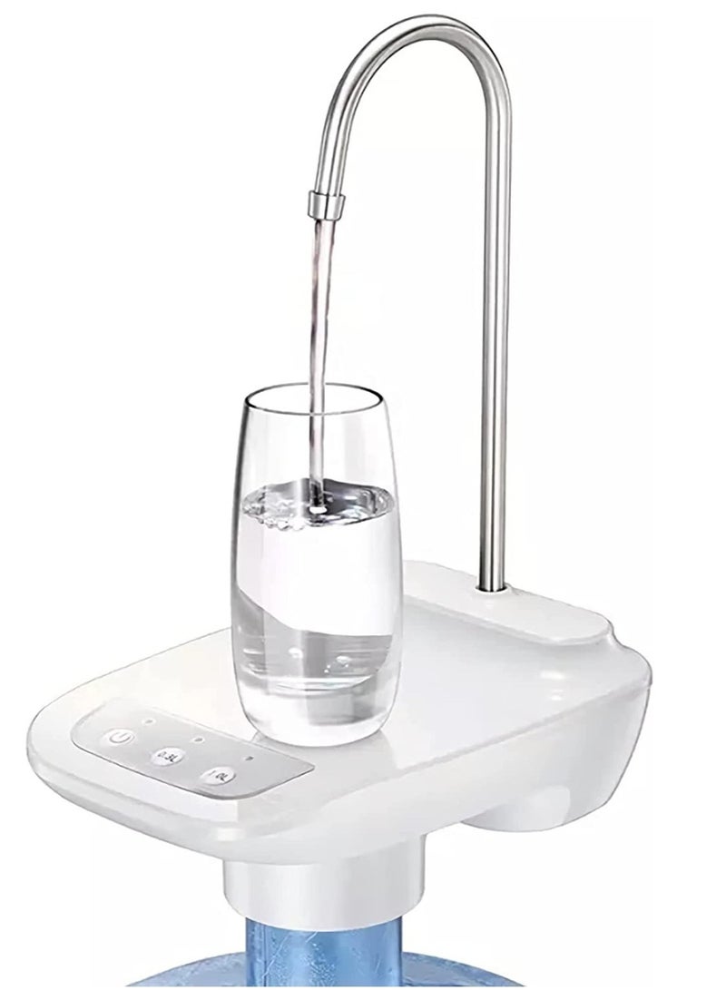 Water dispenser Pump with Tray USB Rechargeable Automatic Water Dispenser Wireless Portable Water Pump - Image 2