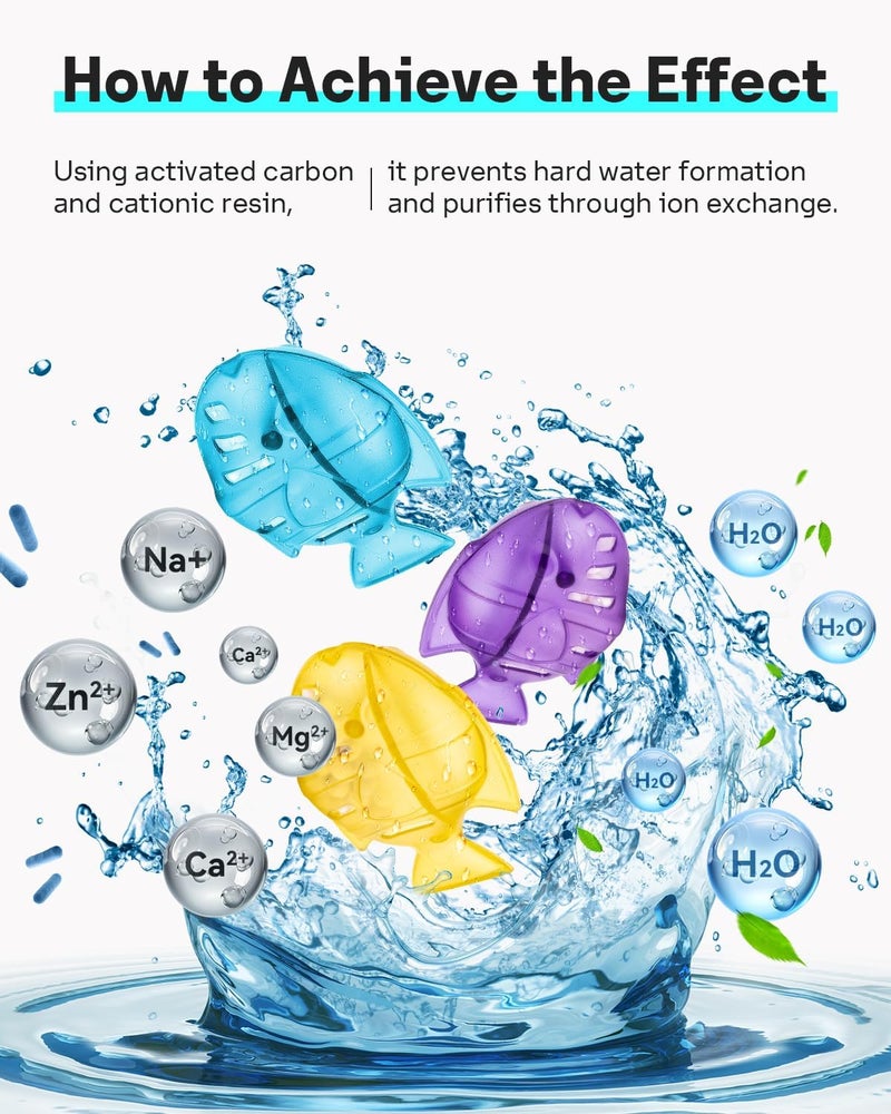 Leemone Humidifier Cleaning Fish for Humidifiers & Fish Tanks, 6 Pack Humidifier Cleaner, Purifies Water, Prevents Hard Water Build Up, Reduces Scale - Image 5
