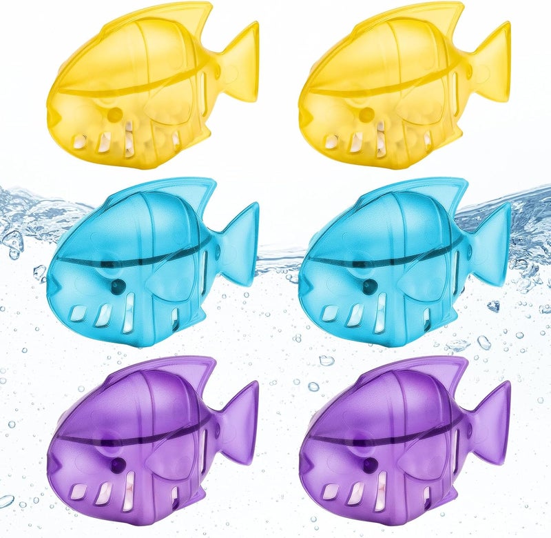 Leemone Humidifier Cleaning Fish for Humidifiers & Fish Tanks, 6 Pack Humidifier Cleaner, Purifies Water, Prevents Hard Water Build Up, Reduces Scale - Image 1