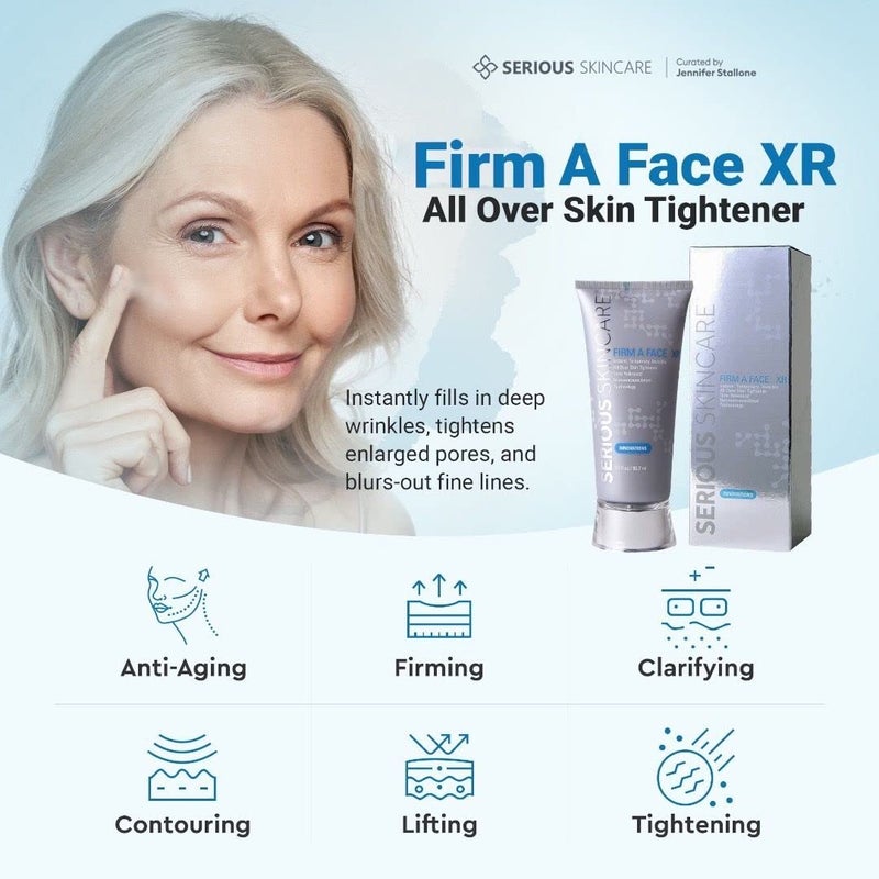 Serious Skincare - Instant FIRM A FACE XR - Temporary Face Tightener - Invisibly Firm, Lift, and Smooth the Look of Fine Lines, Deep Wrinkles and Pores - Anti-Aging Retinol - 3.2 Fl Oz (2Pack) - Image 4