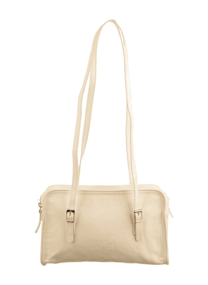 PALOMA - Paloma Wool Patent Leather Shoulder Bag HandBags - Image 1