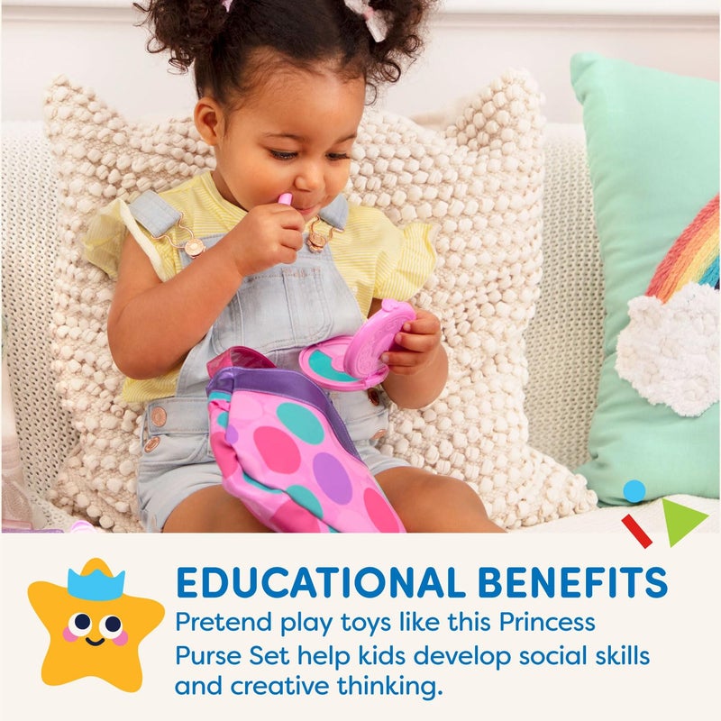 Battat â€“ Play Circle â€“ Makeup & Beauty Set â€“ Dress Up Fashion Accessories â€“ Pretend Play â€“ Princess Purse Set â€“ 3+ Years - Image 2