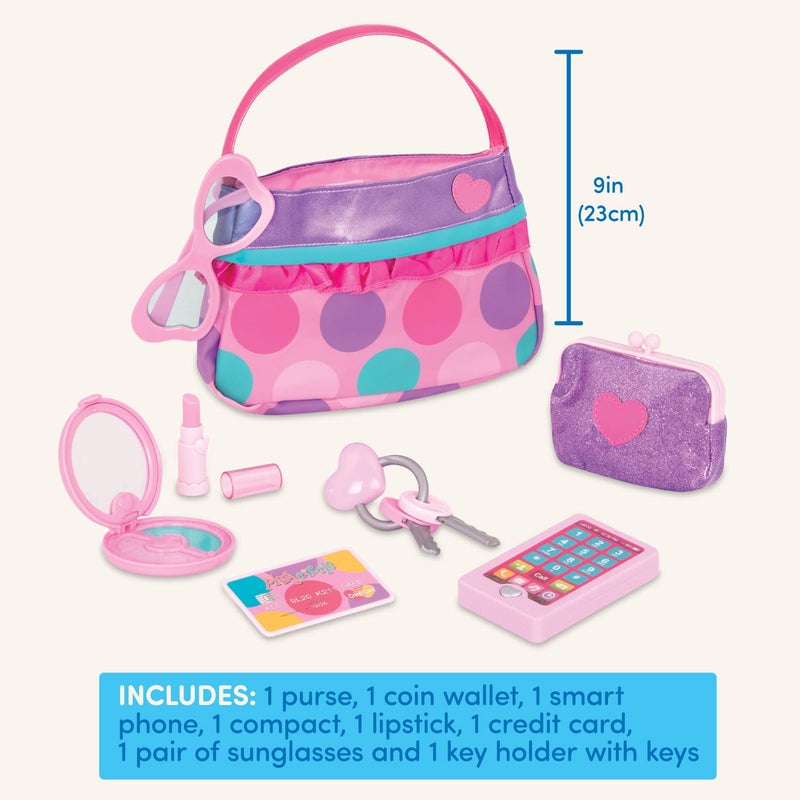 Battat â€“ Play Circle â€“ Makeup & Beauty Set â€“ Dress Up Fashion Accessories â€“ Pretend Play â€“ Princess Purse Set â€“ 3+ Years - Image 4