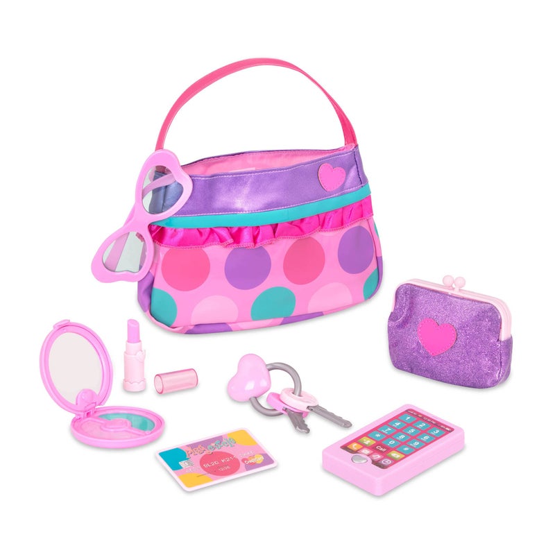 Battat â€“ Play Circle â€“ Makeup & Beauty Set â€“ Dress Up Fashion Accessories â€“ Pretend Play â€“ Princess Purse Set â€“ 3+ Years - Image 1
