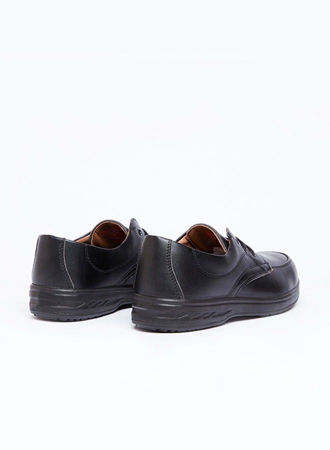 Gladiator 003 Men’s Steel Toe Leather Safety Shoes, Black, EX SBP, Low Ankle, Lace-Up - Image 3