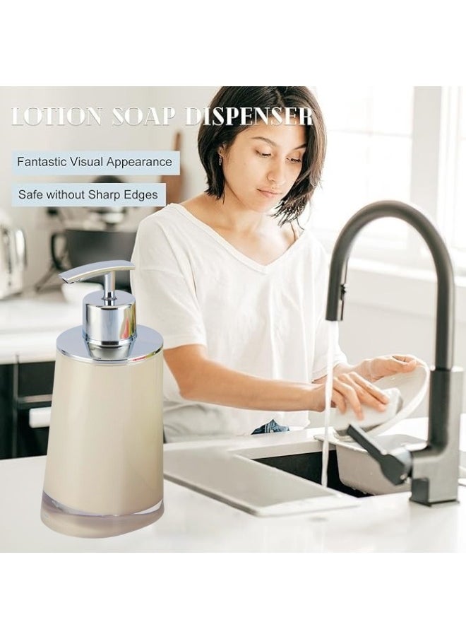Happy Home - Acrylic Soap Dispenser Scratch Resistant Easy to Clean Durable Leak Proof Rustproof Pump400ml - Image 1