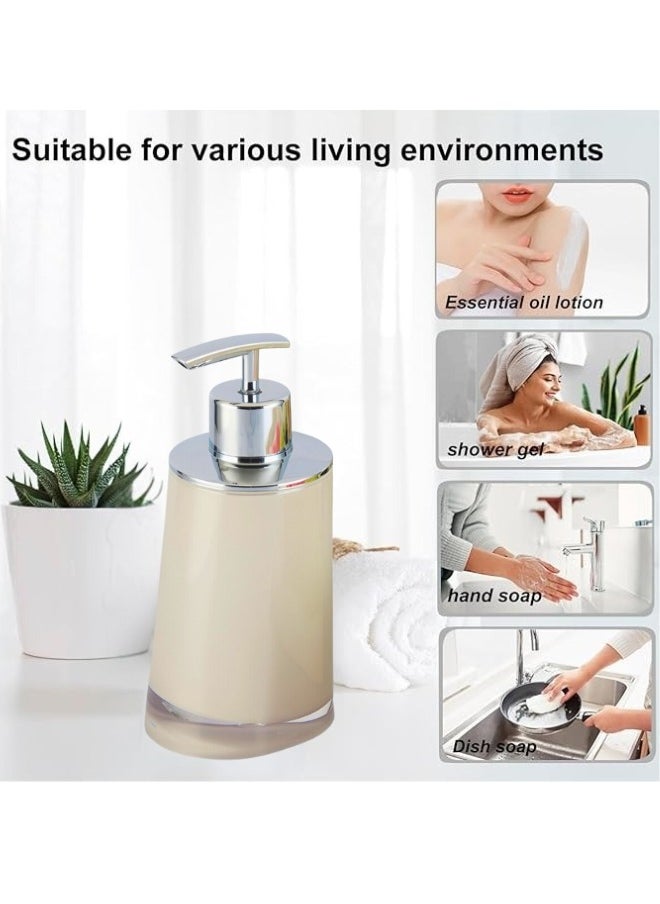 Happy Home - Acrylic Soap Dispenser Scratch Resistant Easy to Clean Durable Leak Proof Rustproof Pump400ml - Image 1