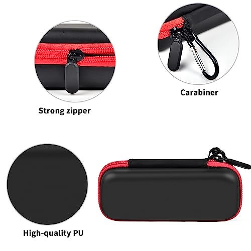 ANKHOH Case for Logitech R400 Wireless Presenter - Protective Storage Bag with Custom Fit, Zippered Pocket & Carabiner Clip for Business Presentations (Box Only) - Image 4