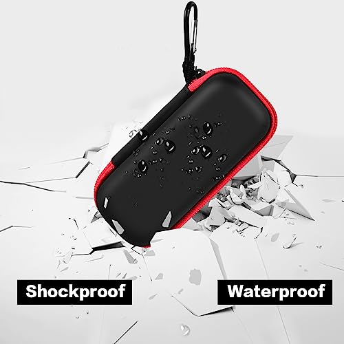 ANKHOH Case for Logitech R400 Wireless Presenter - Protective Storage Bag with Custom Fit, Zippered Pocket & Carabiner Clip for Business Presentations (Box Only) - Image 5