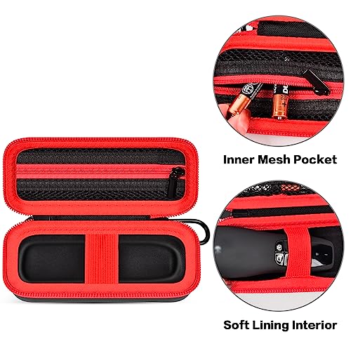 ANKHOH Case for Logitech R400 Wireless Presenter - Protective Storage Bag with Custom Fit, Zippered Pocket & Carabiner Clip for Business Presentations (Box Only) - Image 3