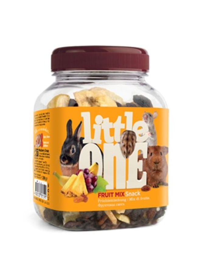 Little One™ Fruit Mix Snack for Rabbits and Rodents 180g – Natural Dried Fruit Treats