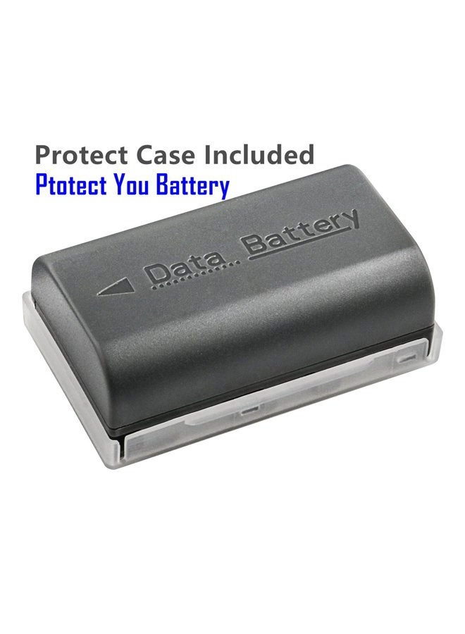 Kastar Battery (X2) & Slim USB Charger for JVC BN-VF808, BN-VF808U, BNVF808 and JVC Everio GZ-MG130 148 150 155 175 255 275 575 GZ-HD7 GR-D745 746 750 760 770 771 775 790 796 JVC MiniDV + More - Image 2