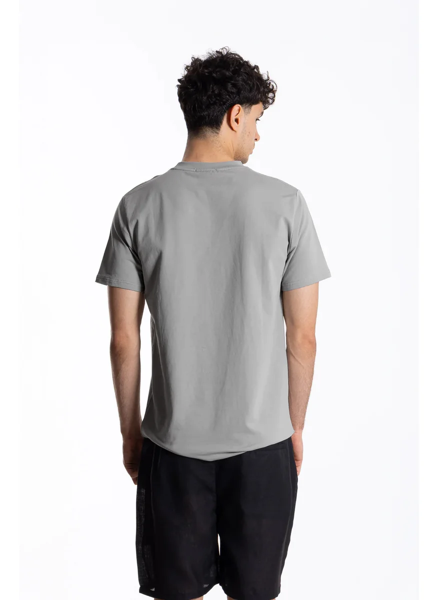 شايبس CONTRAST PRINTED SLIM T-SHIRT