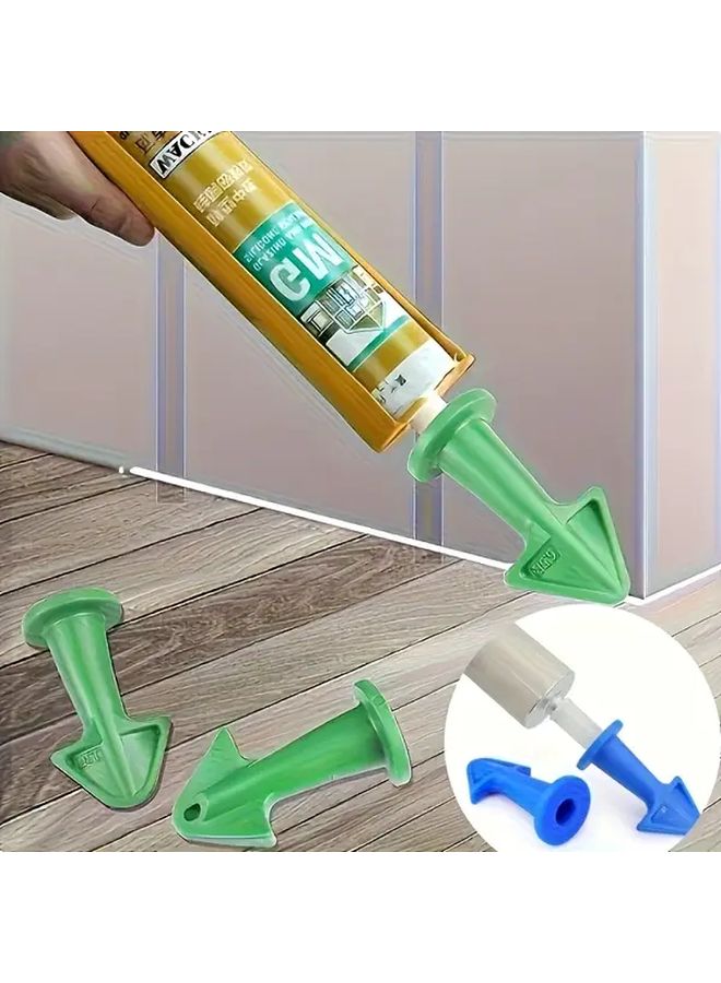 3pcs Green Plastic Grout Sealer Nozzles for Epoxy Resin Tile Joints Floor Cleaning - Image 2