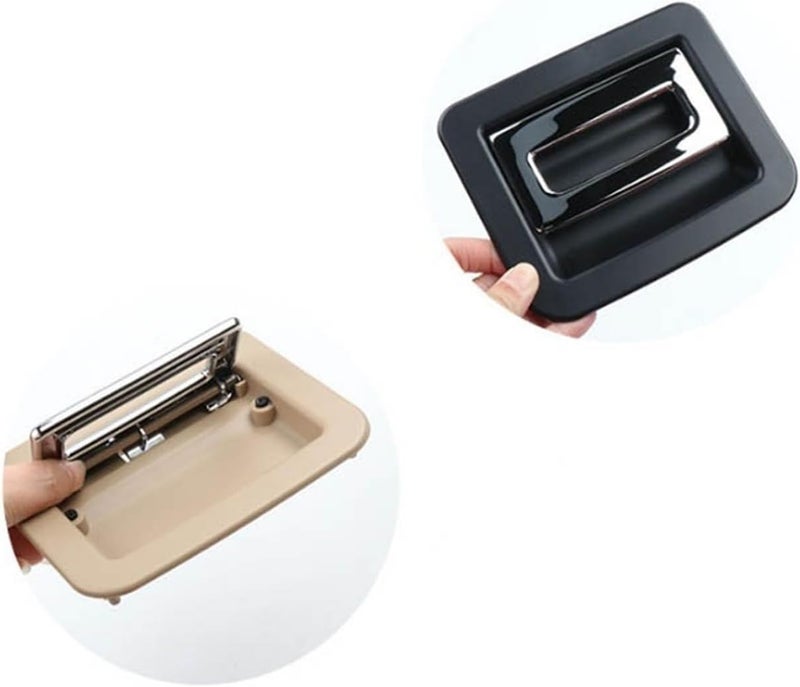 Vuzmode Beige ABS Car Trunk Handle Cover for Porsche Cayenne - Image 5