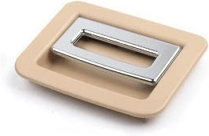 Vuzmode Beige ABS Car Trunk Handle Cover for Porsche Cayenne - Image 1