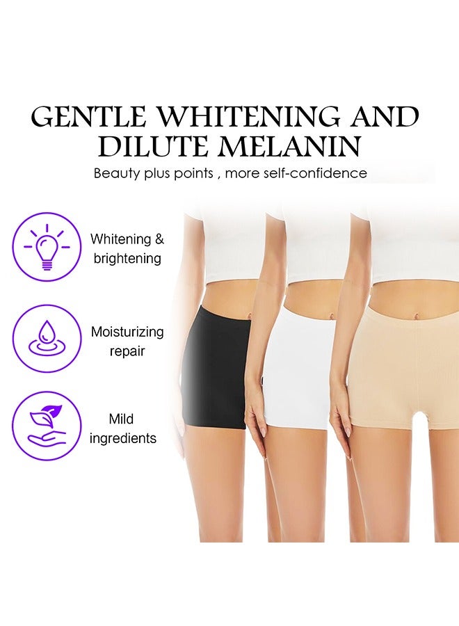 OUHOE Inner Thighs Lightening Cream,Lightening Cream for Dark Skin | Lightening and Whitening Cream for the Intimate Area for Bikini, Sensitive Areas, Underarms, Neck - Image 2