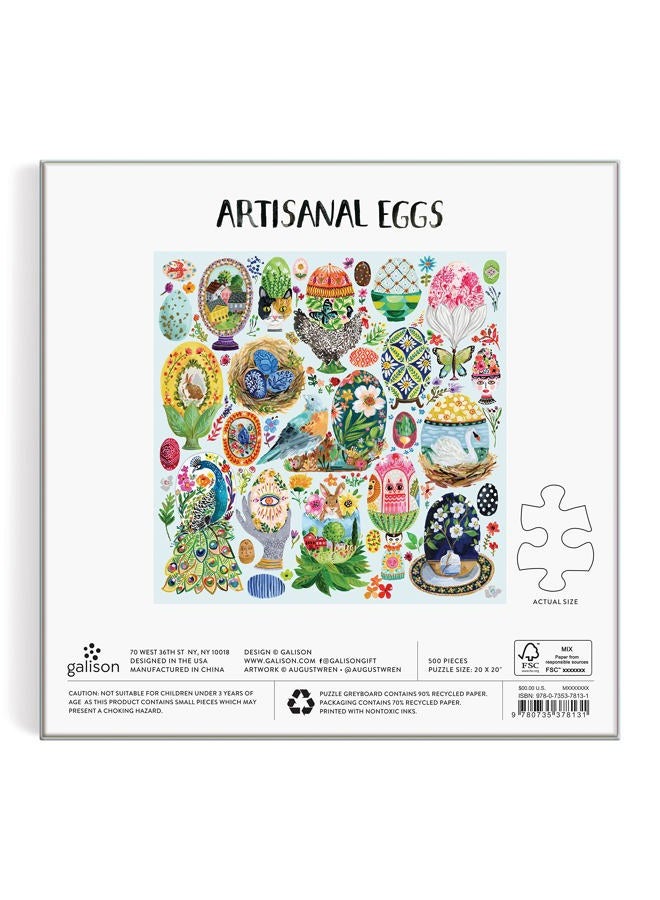 Galison Artisanal Eggs 500 Piece Puzzle - Image 5