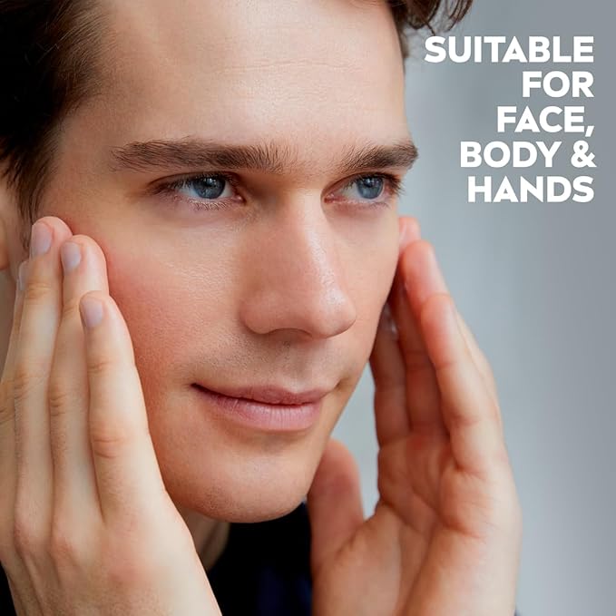 Nivea كريم نيفيا للرجال 75 مل كريم مرطب مكثف للاستخدام اليومي لجميع الجسم سريع الامتصاص كريم للوجه والجسم واليدين مع تركيبة فيتامين E والألوة فيرا - Image 5