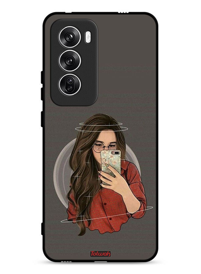 Tolwak Oppo Reno12 5G Protective Case Cover Making Selfie - Image 1