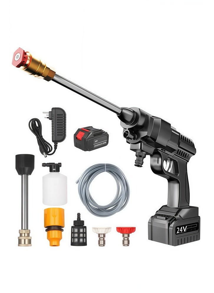 Wireless High-Pressure Car Wash Pump Lithium-Ion Battery - Image 1