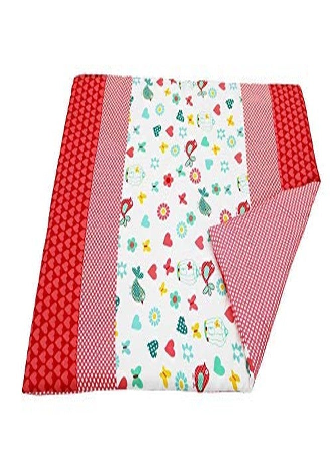 U-GROW Soft and Comfortable New Born Baby Bedding Set/Crib Set with Bed Sheet,Duvet Cover,U-Pillow,Two Boosters,Two Bed Protector Sheet(0-3 Years)(Perfect Gift for New Born Baby) - Image 3