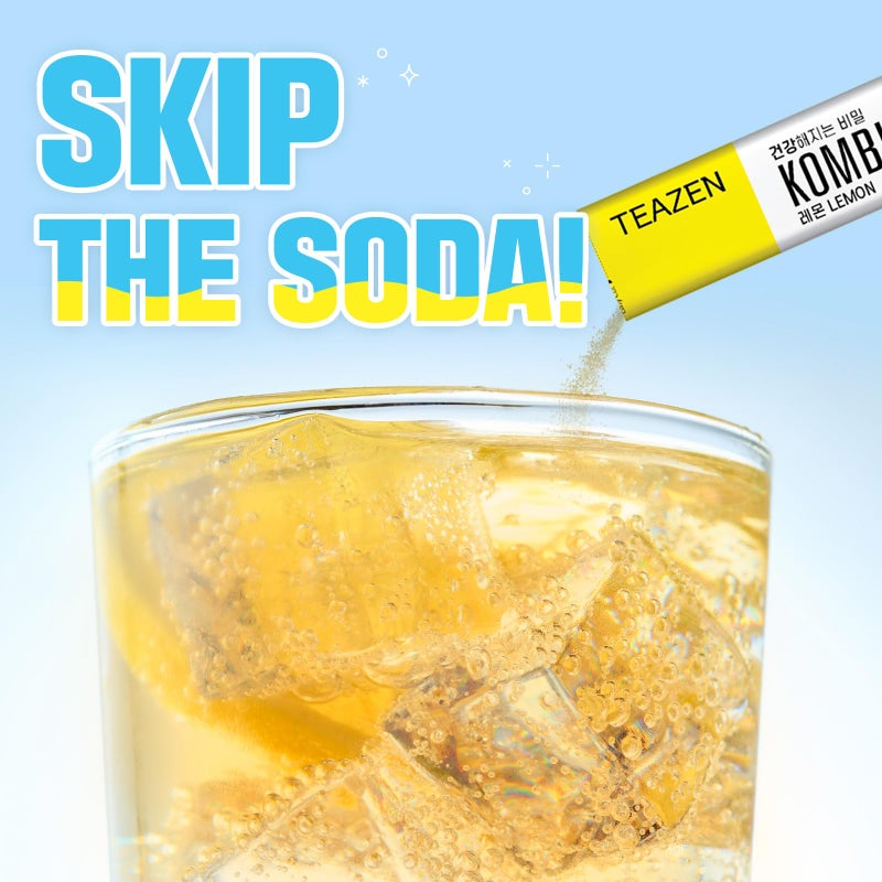 TEAZEN SEOUL TEAZEN Lemon Kombucha 50 gm, 10 sticks, PROBIOTICS & PREBIOTICS. - Image 4