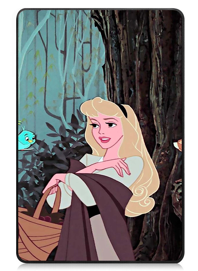 Theodor Protective Flip Case For Apple iPad Pro 11 (2024) With Trifold Stand Auto Wake Sleep Shockproof Cover Disney Princess - Image 1