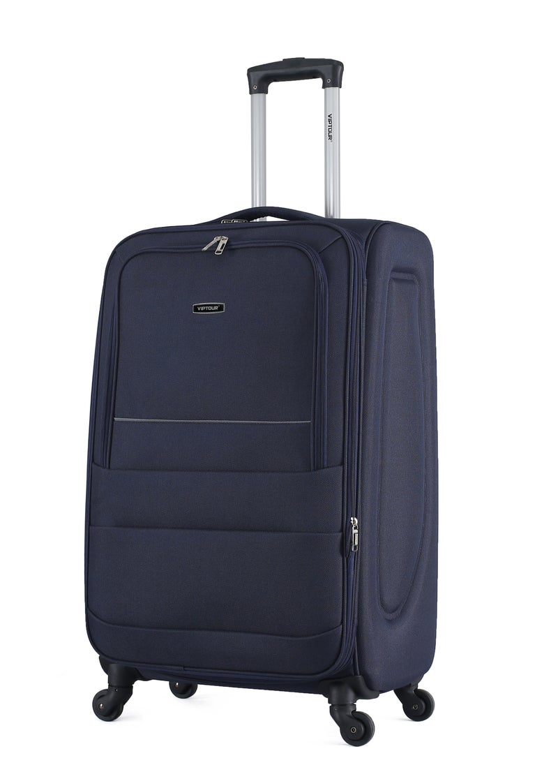 VIPTOUR - 4 Piece Softside 4 Wheels Trolley Luggage Set With Number Lock 20,24,28,32 Inches - Image 1